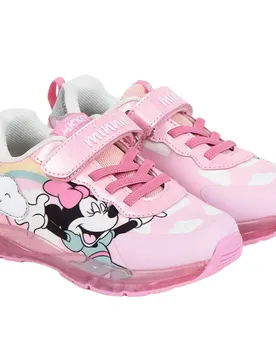 Cerda Sneaker Sporty Tpr Sole With Lights Minnie Pink EU 26