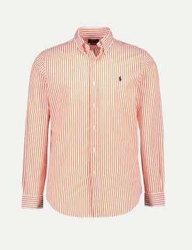 Polo Freizeithemd mit Streifenmuster Orange XXL - Ralph Lauren - FashionsVida
