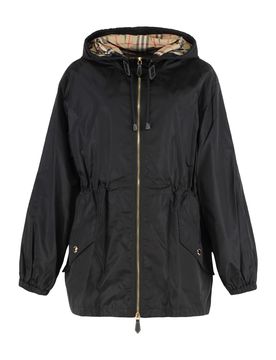Burberry Check Nylon Hooded Jacket