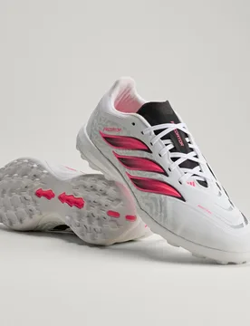 Scarpe da calcio Predator League Turf 46 Cloud White / Solar Turbo / Core Black - Adidas - FashionsVida