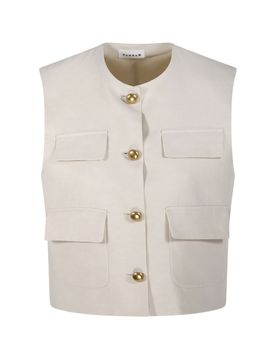 Parosh gilet graisa donna sabbia
