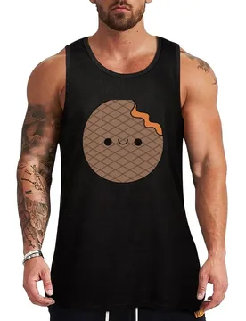 Cute Dutch Stroopwafel - Kawaii Stroopwafel Tank Top Loose Casual Tank Top Soft Breathable Sleeveless Tee - Aliexpress - FashionsVida