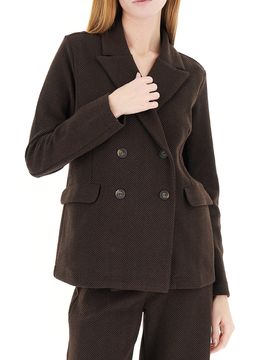 DEHA Blazer doppiopetto MARRONE L