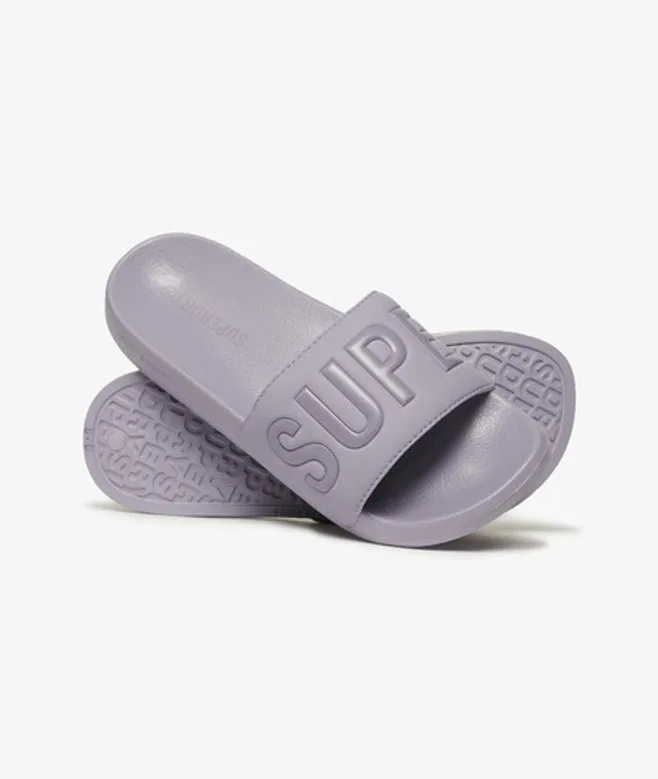 Superdry Damen Core Badesandalen Purple - Größe: 3-4 - 29.99 - FashionsVida