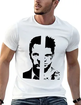 Fight Club - The Two Faces of Tyler Durden T-Shirt men t shirt cotton 100% man tshirt T-Shirt - Aliexpress - FashionsVida