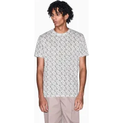 Camiseta de hombre manga corta logo allover