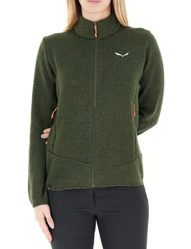 Felpa collo alto VERDE MILITARE 48/42 - Salewa - FashionsVida