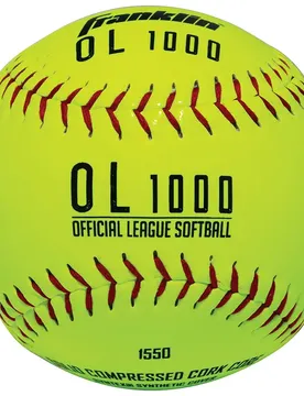 Softballball Softballball de la Ligue officielle - Jaune - unisex - Size: TU