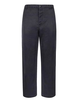 Pantaloni In Misto Seta