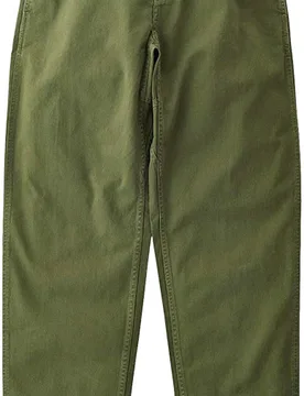 Pantalon décontracté en coton biologique - Pant Olive en Coton - Taille L - Kaki - Gramicci - FashionsVida