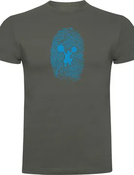 T-shirt à Manches Courtes Fitness Fingerprint Dark Army Green XL