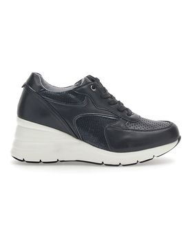 Sneakers con Zeppa 853902 Nere 40