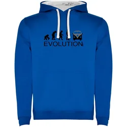 Sweat à Capuche Evolution Surf California Van Two-colour Royal Blue / White M