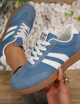 Zapatos deportivos de verano casuales para mujer, con suela blanda y antideslizante, de color combinado, adecuados para primavera y otoño - Shein - FashionsVida