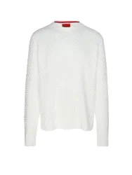 HUGO Pullover SYER creme XXL herren