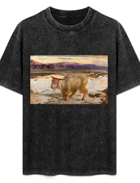 The Scapegoat by William Holman Hunt, 1854 T-Shirt Trendy Pattern T-Shirt for Men - Aliexpress - FashionsVida