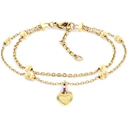 Braccialetto 2781012 Gold / Red One Size