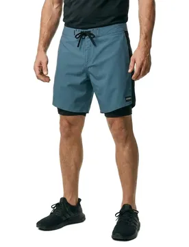 Short De Bain Sacred Boardshort Tidal Blue 34 Homme