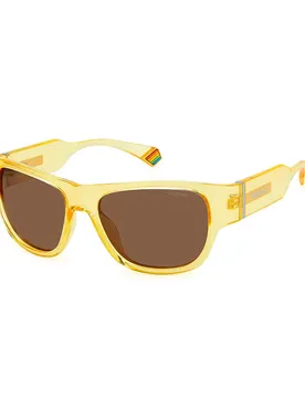 Occhiali Da Sole Polarizzati Pld-6197-s Yellow Brown/CAT3