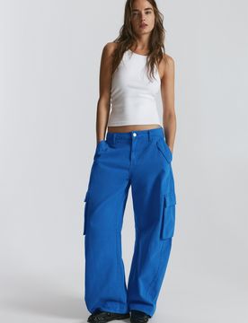 Pantaloni Cargo A Palloncino