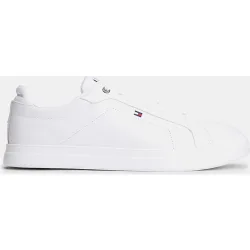 Zapatilla casco de piel de hombre con logo
