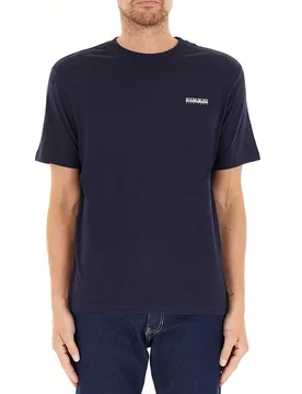 T-shirt girocollo BLU NOTTE S - Napapijri - FashionsVida