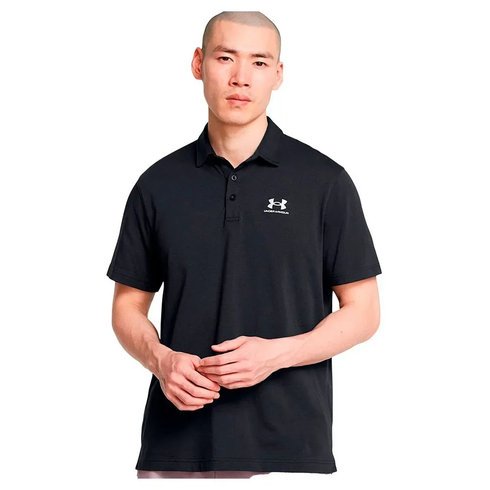 Polo à Manches Courtes Icon Black / White M - Under armour - FashionsVida