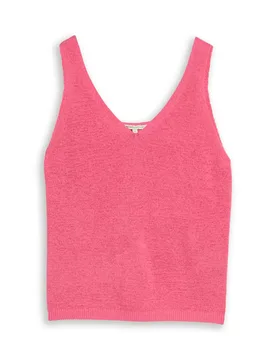 S knit top with v-neck female - S - FashionsVida