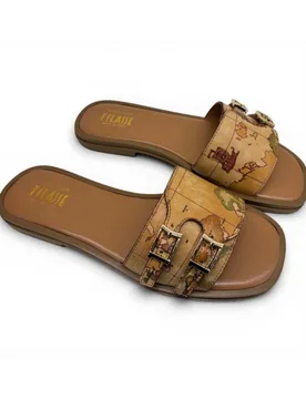 Slipper Geo Classic Donna Naturale Taglia 39 - ALVIERO MARTINI 1 CLASSE - FashionsVida
