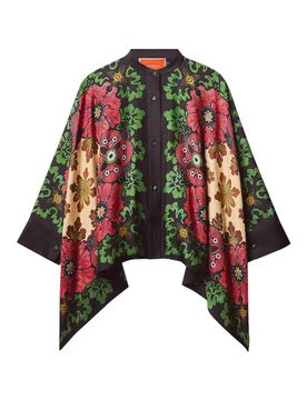 Camicia con sciarpa di seta