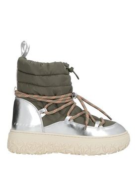 Botines de caña alta Mujer Verde militar 36,38,40,41 Mujer