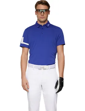 Polo Heath Regular Fit, dunkelblau/weiss s - J.lindeberg - FashionsVida
