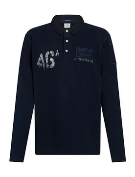 Polo Hombre Azul marino XXL Hombre - Aeronautica Militare - FashionsVida