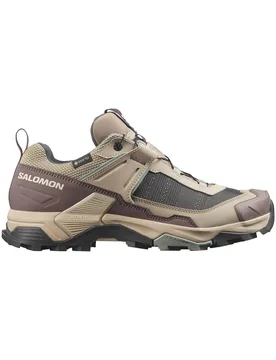 Chaussures de randonnée journée en GORE-TEX - X Ultra 5 GTX W Dsrtan/Whpep/Green - Taille 40 2/3 - Salomon - FashionsVida