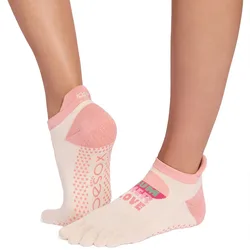 Chaussettes Full Toe Ultra Fine Knit Low Rise Pilates Grip Summer Love EU 39-42 1/2
