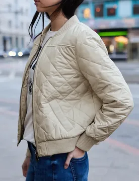 Street One Blouson mit Steppmuster female Beige - Street One Studio - FashionsVida
