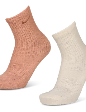 Everyday + Cushioned Crew 2 Pack Unisex Socken - Beige - Größe 42 - 46 - Baumwolle Beige 42 - 46 - Nike - FashionsVida