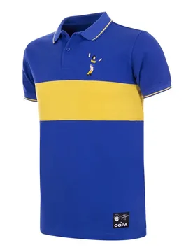 Besticktes Trikot-Poloshirt Copa Boca Juniors Maradona - Bleu - unisex - Size: S - Copa Football - FashionsVida