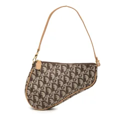 Mini issimo Canvas Saddle Pochette