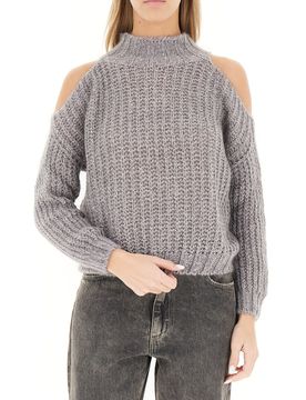 Maglione misto lana GRIGIO UNI