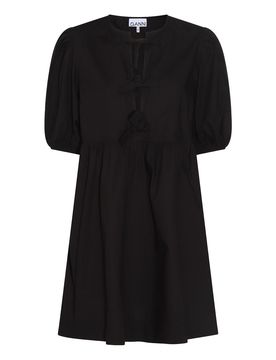 Ganni Abito in cotone nero