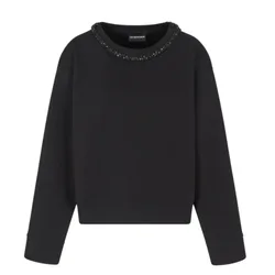 Felpe senza cappuccio donna - sweatshirt - nero