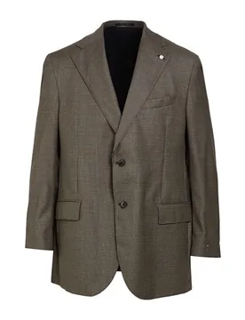 Americana Hombre Gris 56 Hombre - Luigi Bianchi Mantova - FashionsVida