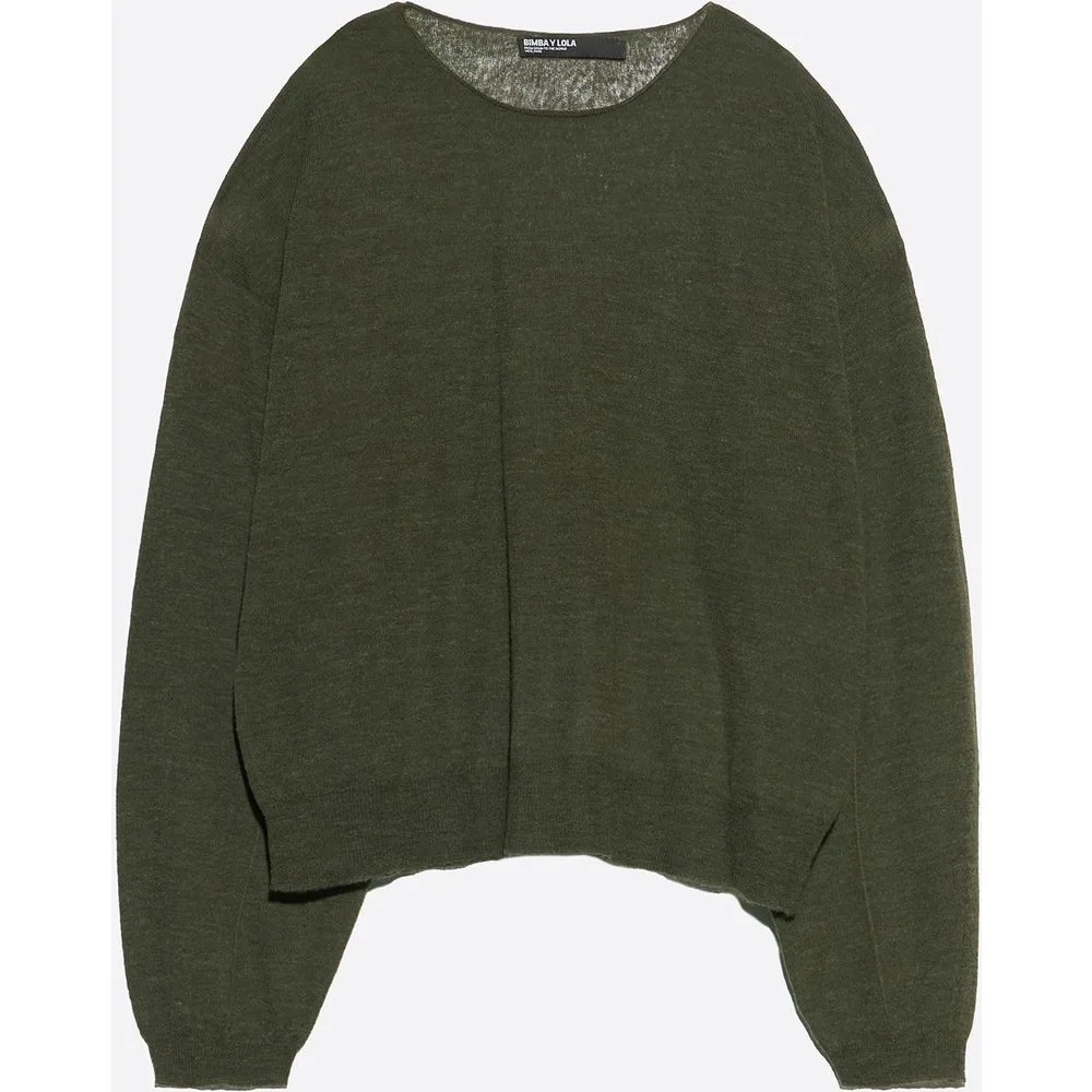 Jersey de mujer lana cuello redondo - Bimba y Lola - FashionsVida
