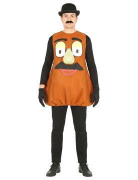 Personalisierbares Kartoffel-Kostüm witziges Karneval-Kostüm braun