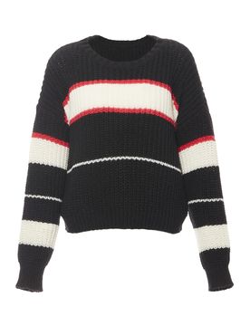 Libbi Jersey rojo / negro / blanco