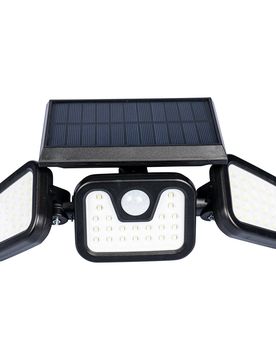 Solarstrahler mit Bewegungsmelder schwarz