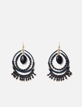Hana boucles d'oreilles longues ovales