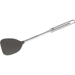 Espátula de acero inoxidable y silicona para wok Pro