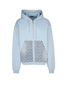 Sweatjacke hellblau M herren